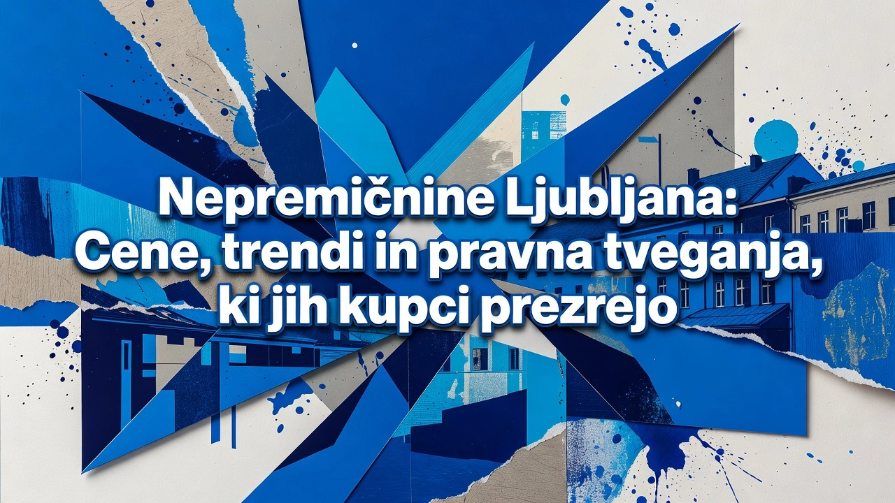 Professional header image for industry analysis: Nepremičnine Ljubljana: Cene, trendi in pravna tveganja, ...